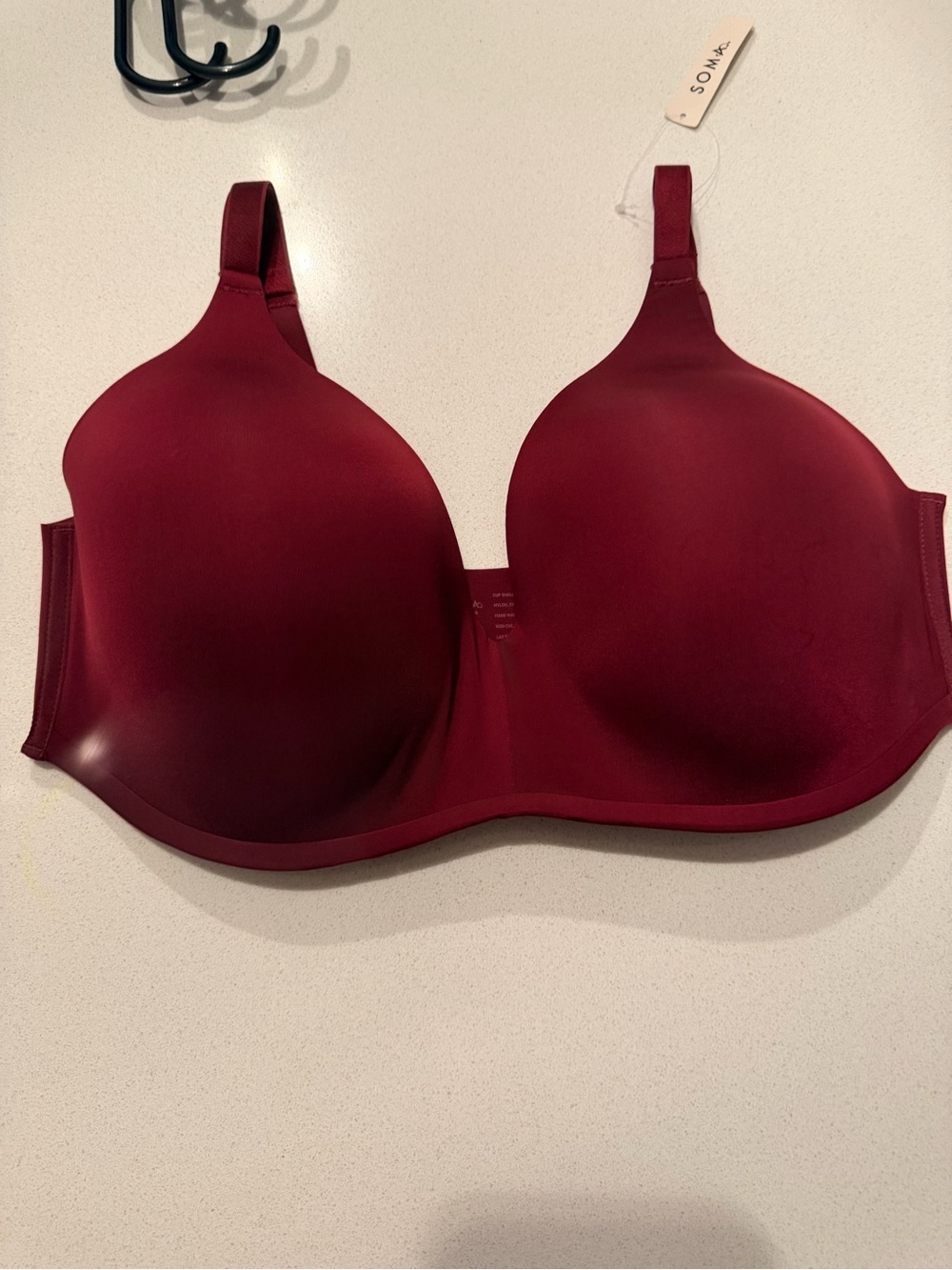 Soma Seamless T-Shirt Bra - Deep Burgundy